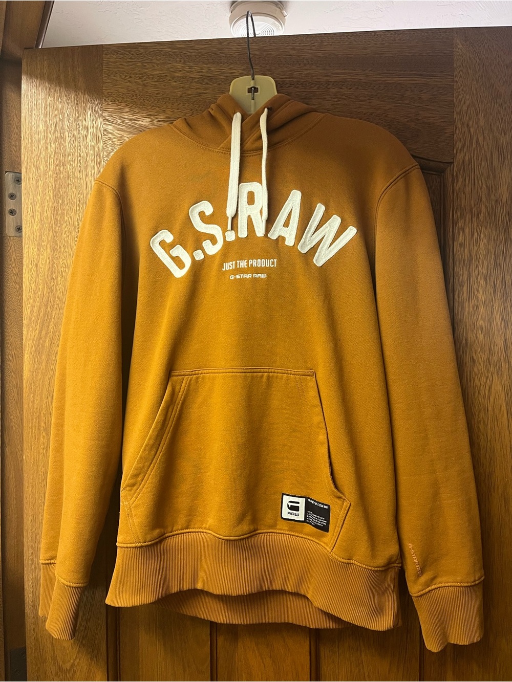G Star Raw Hoodie Burnt Orange Men's M